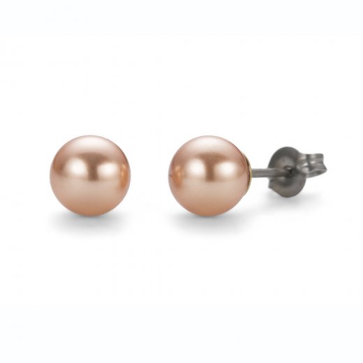 Fülbevaló Oliver Weber Sensitive PE Pearl round midi RG