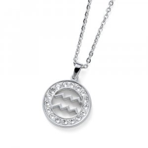 Oliver Weber medál Swarovski kristályokkal Aquarius STE CRY