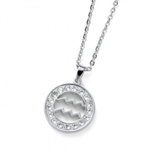 Oliver Weber medál Swarovski kristályokkal Aquarius STE CRY