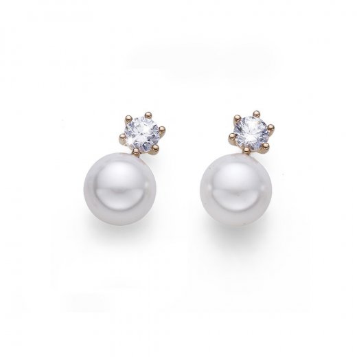 Fülbevaló Swarovski kristályokkal Oliver Weber Focus GP CZ white pearl