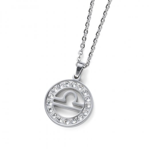 Oliver Weber medál Swarovski kristályokkal Libra STE CRY