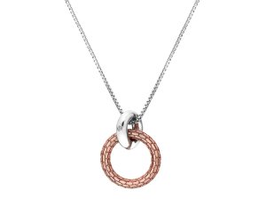 Ezüst medál Hot Diamonds Woven DP867