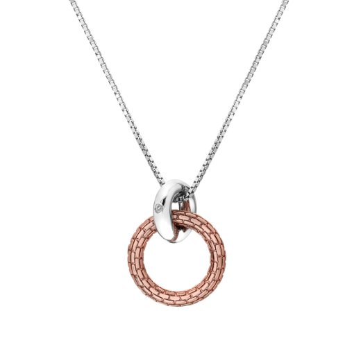 Ezüst medál Hot Diamonds Woven DP867