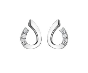 Ezüst fülbevaló Hot Diamonds Much Loved DE729