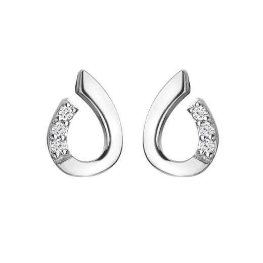 Ezüst fülbevaló Hot Diamonds Much Loved DE729
