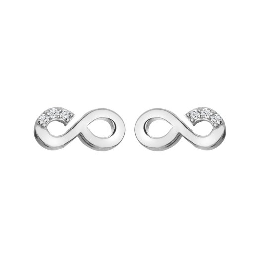 Ezüst fülbevaló Hot Diamonds Much Loved DE731