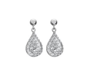 Ezüst fülbevaló Hot Diamonds Glimmer DE735
