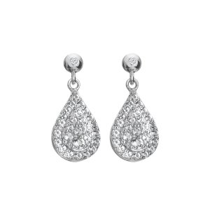 Ezüst fülbevaló Hot Diamonds Glimmer DE735
