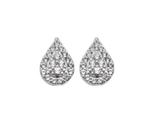 Ezüst fülbevaló Hot Diamonds Glimmer DE736