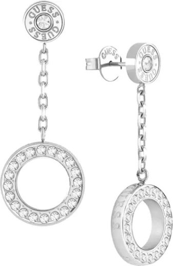 Fülbevaló GUESS Circle Lights JUBE03161JWRHT