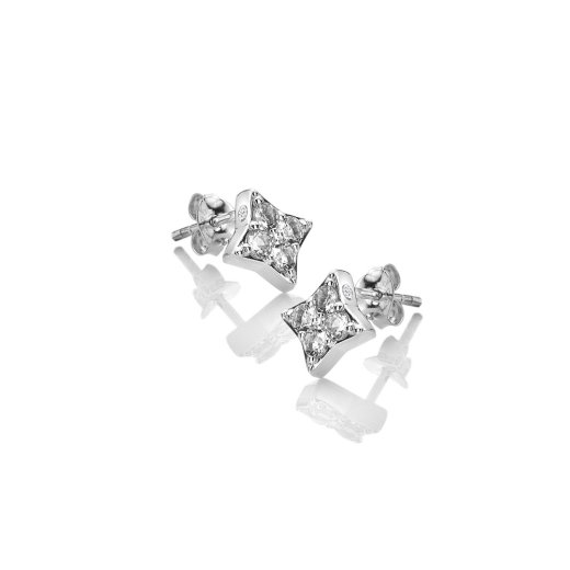 Ezüst fülbevaló Hot Diamonds Stellar DE747