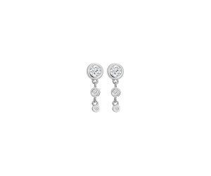 Ezüst fülbevaló Hot Diamonds Tender DE748