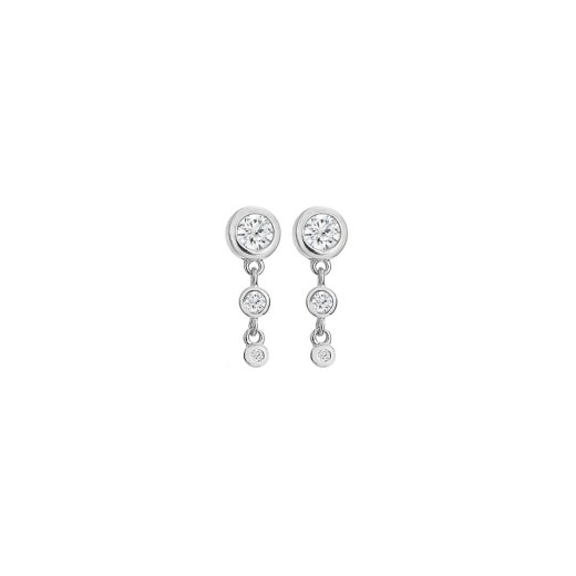 Ezüst fülbevaló Hot Diamonds Tender DE748