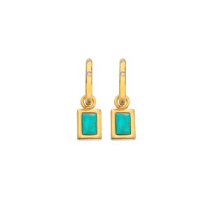 Ezüst fülbevaló Hot Diamonds X Gemstones DE764