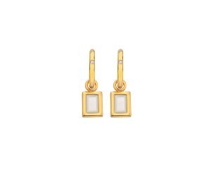 Ezüst fülbevaló Hot Diamonds X Gemstones DE765