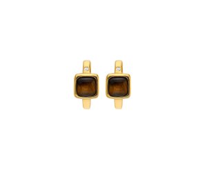 Ezüst fülbevaló Hot Diamonds X Gemstones Square DE769