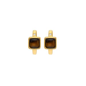 Ezüst fülbevaló Hot Diamonds X Gemstones Square DE769