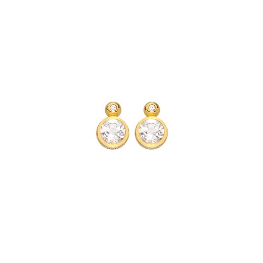 Ezüst fülbevaló Hot Diamonds X Gemstones Droplet DE774