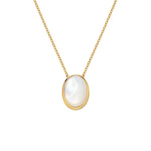 Ezüst medál Hot Diamonds X Gemstones Oval DN189