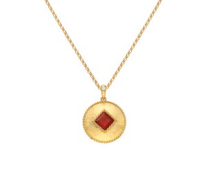 Ezüst medál Hot Diamonds X Gemstones Coin DP934