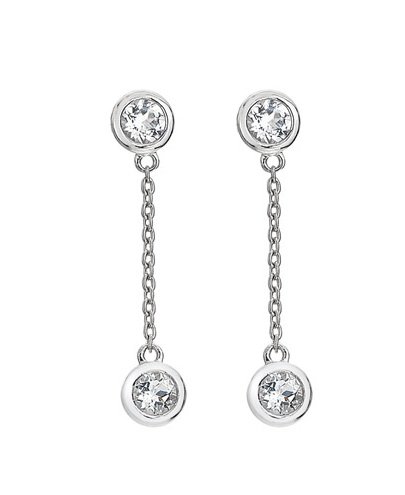 Ezüst fülbevaló Hot Diamonds Tender DE750
