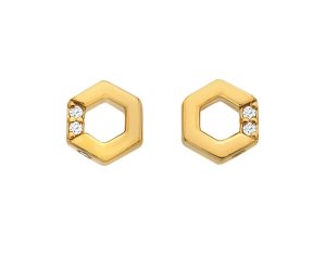 Ezüst fülbevaló Hot Diamonds x Jac Jossa Hope DE756