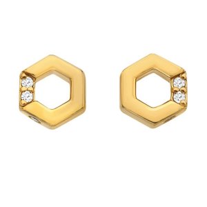 Ezüst fülbevaló Hot Diamonds x Jac Jossa Hope DE756
