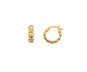 Ezüst fülbevaló Hot Diamonds x Jac Jossa Soul DE659