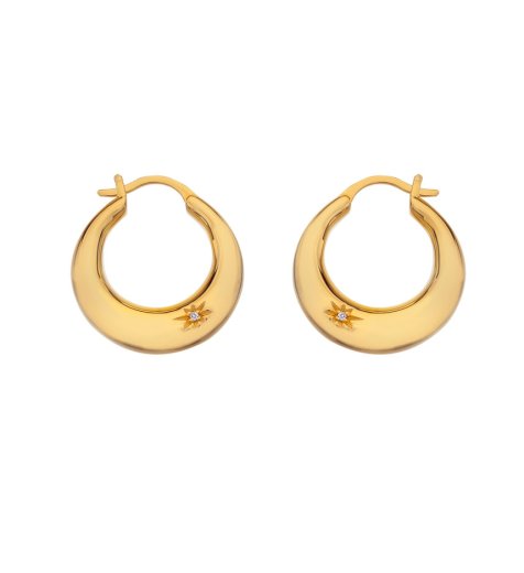 Ezüst fülbevaló Hot Diamonds x Jac Jossa Soul DE672