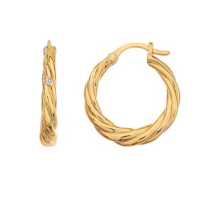 Ezüst fülbevaló Hot Diamonds x Jac Jossa Soul DE673