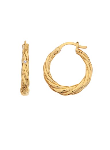 Ezüst fülbevaló Hot Diamonds x Jac Jossa Soul DE673