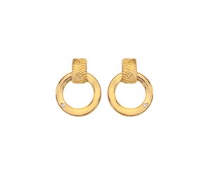 Ezüst fülbevaló Hot Diamonds x Jac Jossa Hope DE677