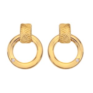 Ezüst fülbevaló Hot Diamonds x Jac Jossa Hope DE677