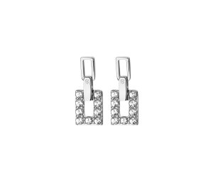 Ezüst fülbevaló Hot Diamonds Echo DE716