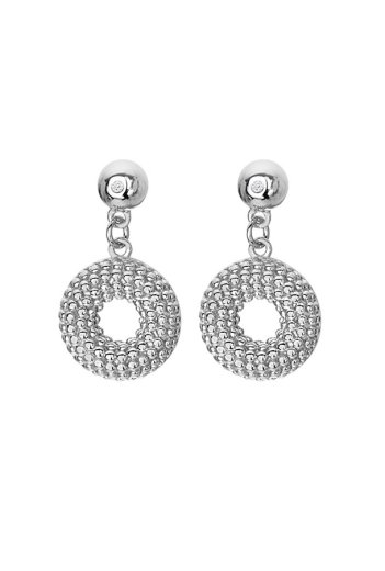 Ezüst fülbevaló Hot Diamonds Forever DE723