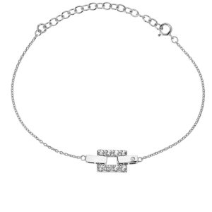 Ezüst karkötő Hot Diamonds Echo DL648