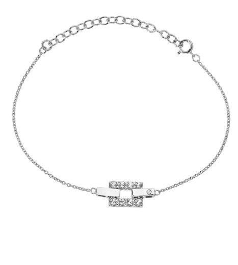 Ezüst karkötő Hot Diamonds Echo DL648